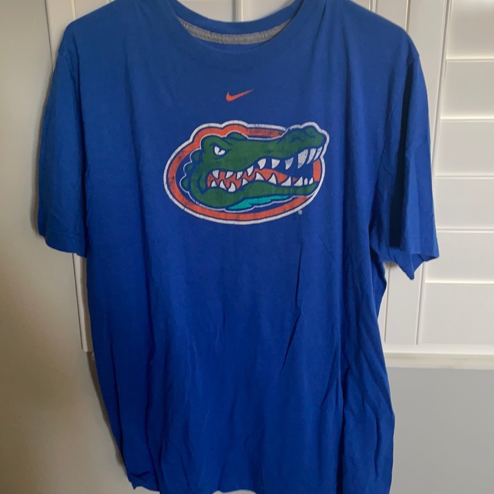 Nike University of Florida blue logo tshirt